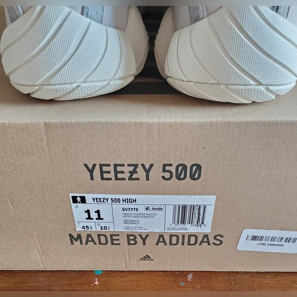 Yeezy 500 High Mist Stone Size 11 - Picture 9 of 9